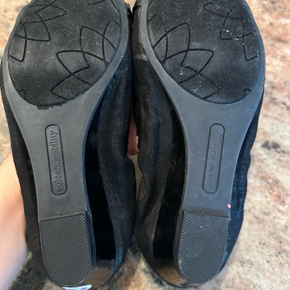 Solesenseability Black Suede Loafers with Metal Embellishment - Picture 4 of 4